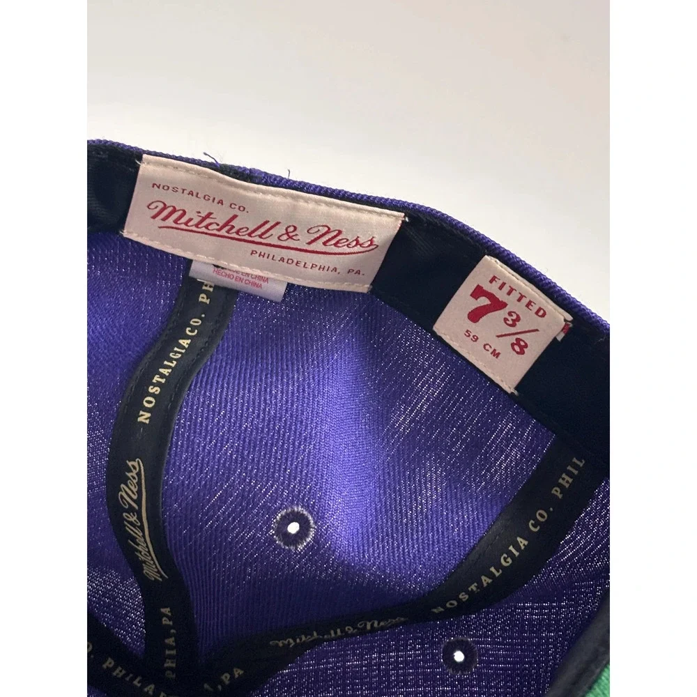 Mitchell & Ness Purple Phoenix Suns Hardwood Ground 2.0 Fitted Hat 7 3/8 New